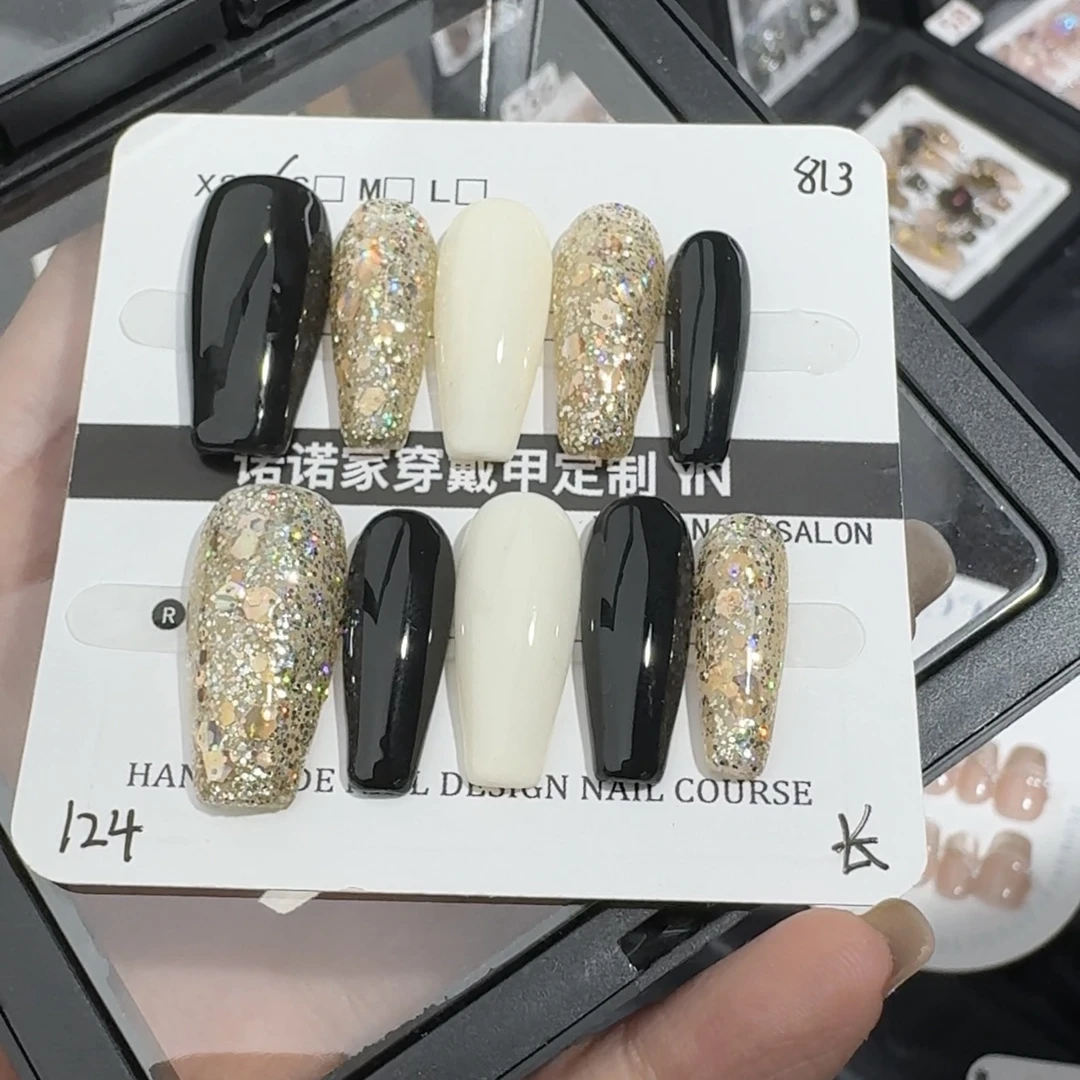 813纯手工美甲穿戴甲（无盒）（送5件套工具）