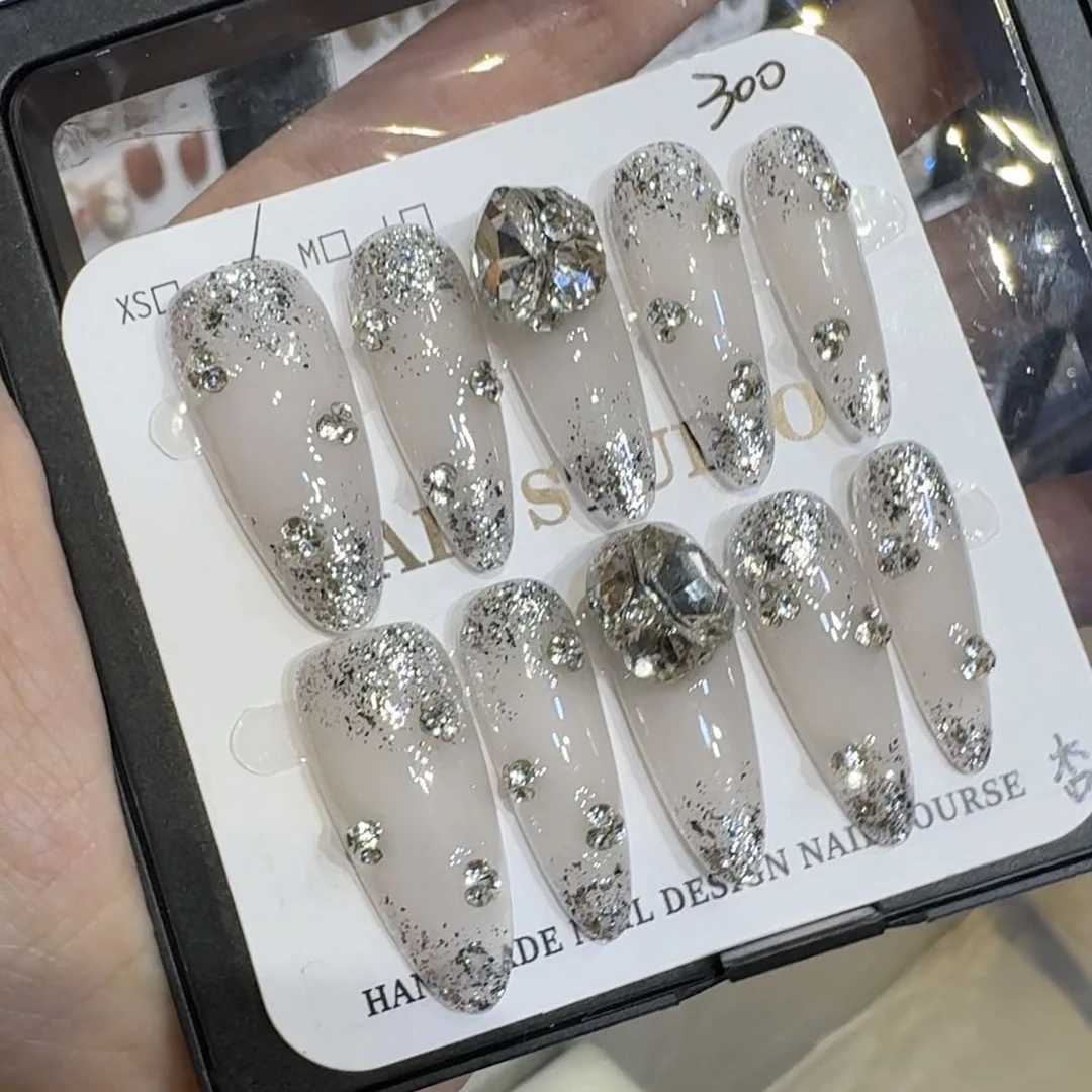 300纯手工美甲穿戴甲（送5件套工具包）（无收纳盒）