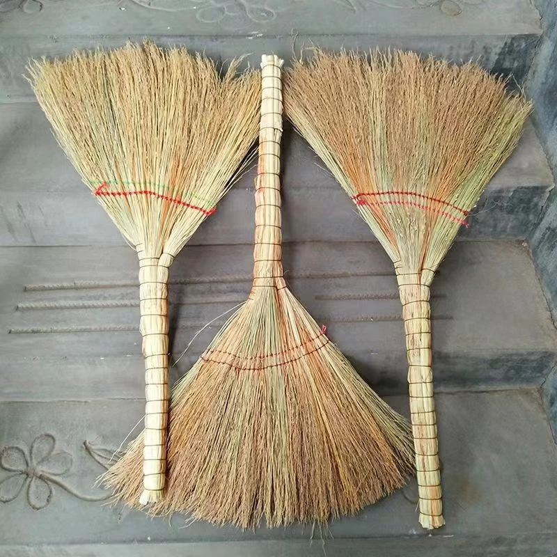 老式高粱扫把室外庭院加厚扫地环卫笤帚扫帚手工工地工厂学校家用