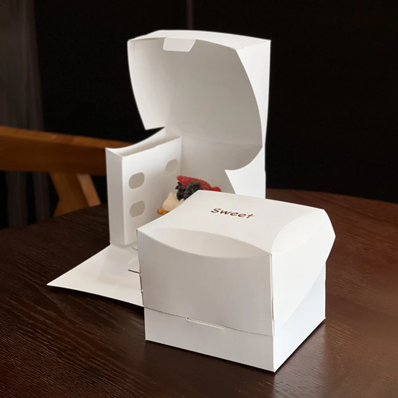 【双C烫金蛋糕盒】甜点烘焙包装盒法式蛋挞泡芙甜品慕斯西点打包盒