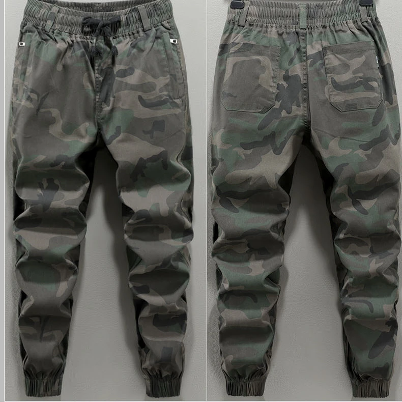 春秋季迷彩弹力工作服单裤子