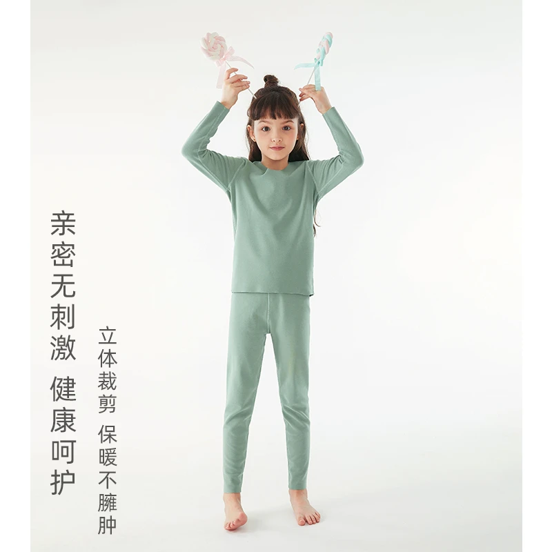 【小小虎牙】女童发热德绒裤子DJ2077