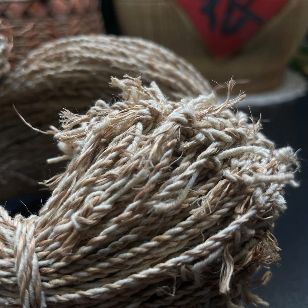 麻绳腊肠腊肉腊鱼熏肉挂鸭绳子已打结棉绳手工捆绑绳批发耐用修补