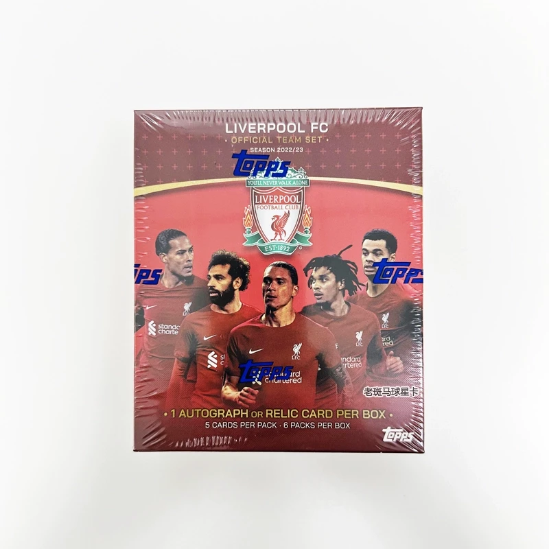TOPPS 22/23 利物浦队盒利物浦官方球星卡队卡Team set单盒(代拆