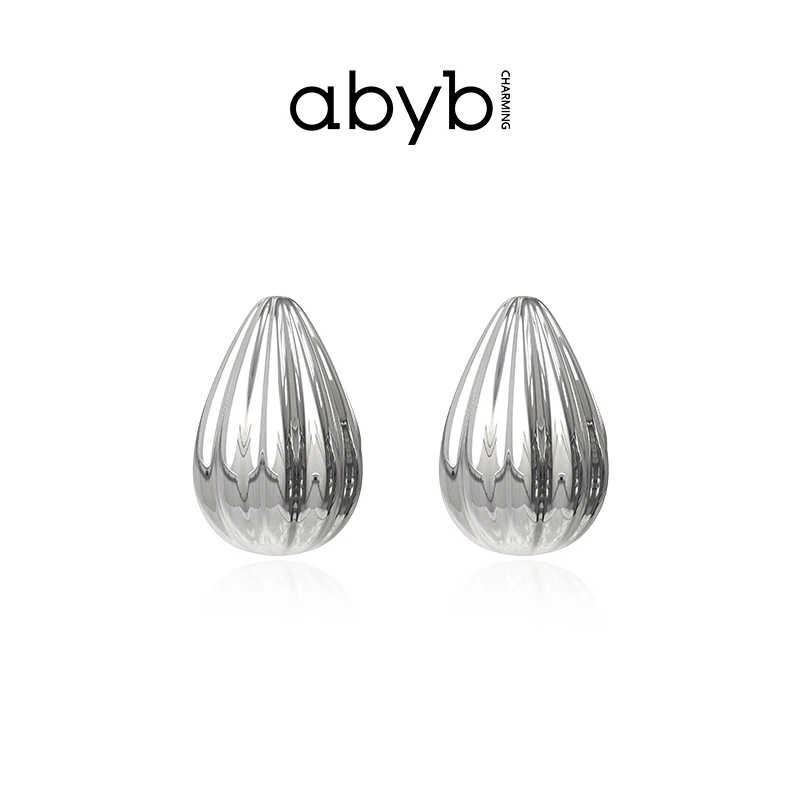 【新品】ABYBCHARMING轨迹耳环欧美夸张水滴形耳环