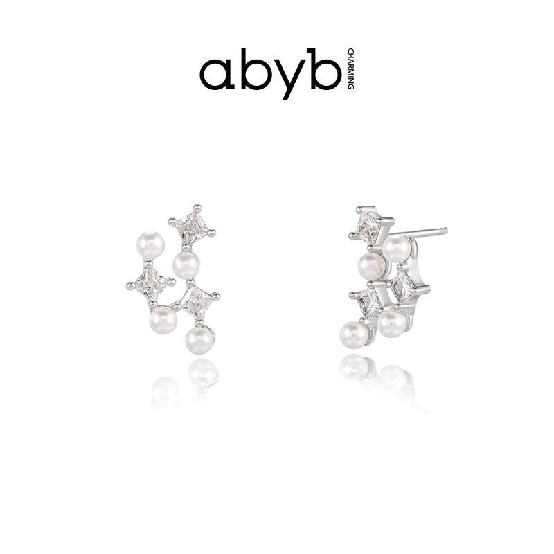 ABYBCHARMING  星穹耳钉气质时尚法式小众