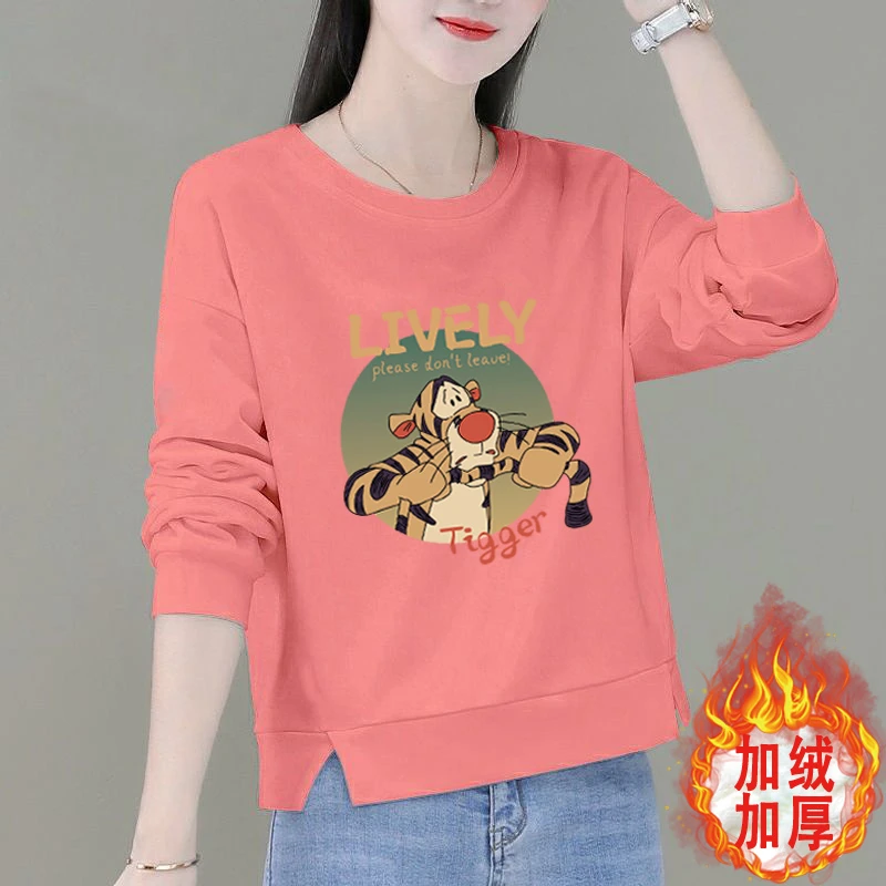 100纯棉短款卫衣女潮韩版宽松小个子秋冬季洋气百搭长袖上衣外穿