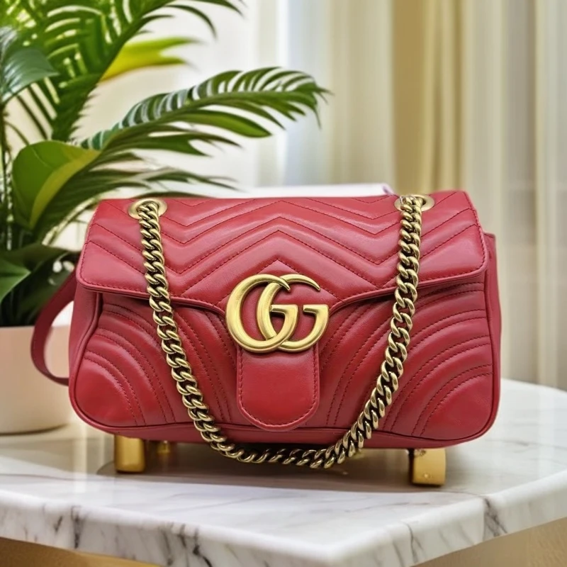 95新 GUCCI/古驰  红金马蒙26  1052 7722