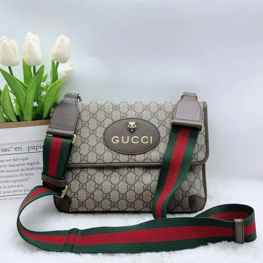 95新 GUCCI/古驰  虎头腰包 938 2310