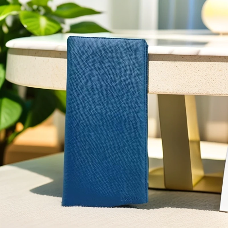 95新 Prada/普拉达 蓝色钱包 1024 8333