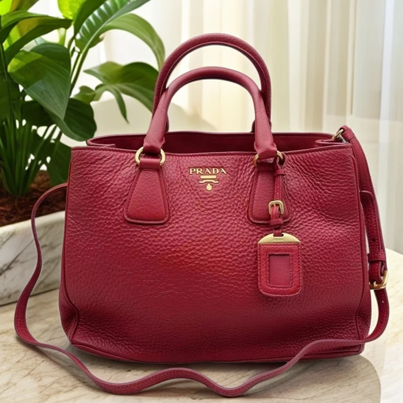 95新 Prada/普拉达  红色单肩包 929 7833
