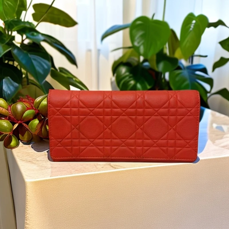 95新 DIOR/迪奥 红色钱包 948 8780