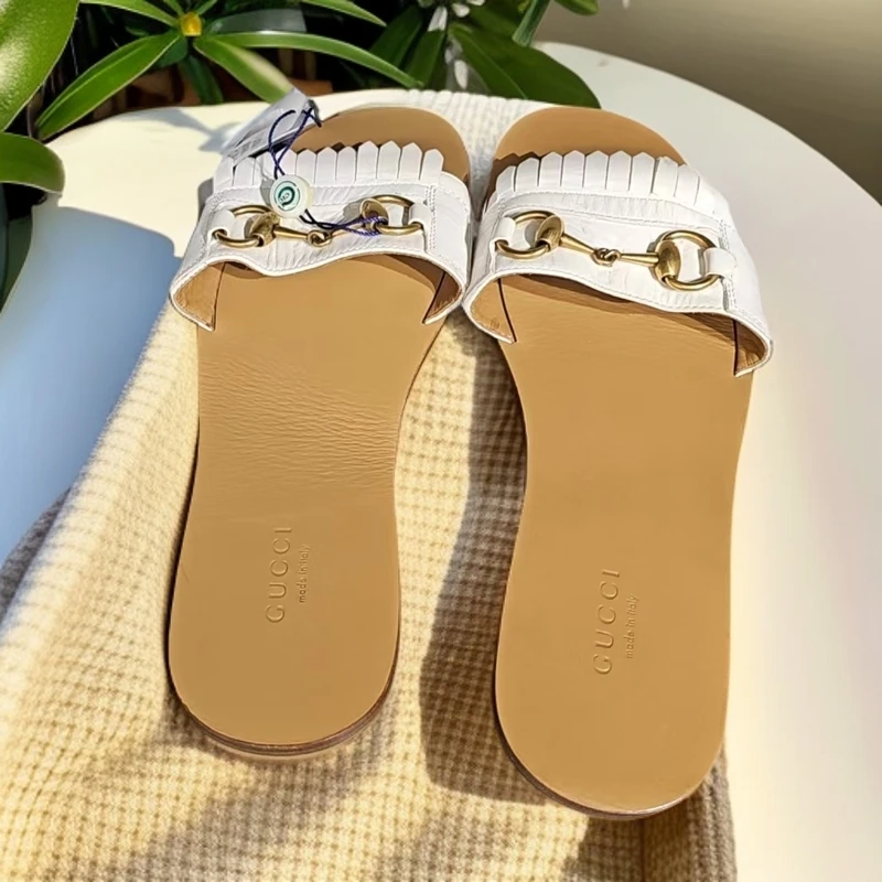 95新 GUCCI/古驰 马衔扣托鞋  11.11