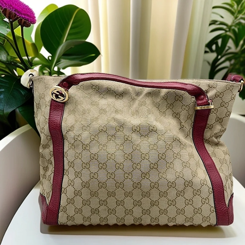 95新 GUCCI/古驰 老花手提包 1090 7274