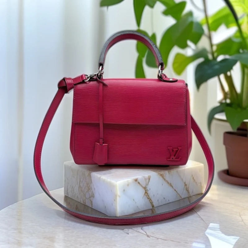 95新 LouisVuitton/路易威登 红色水波纹克鲁尼 890 1936