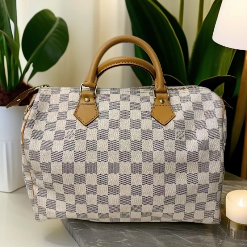 95新 LouisVuitton/路易威登 白棋盘格30 924 1730