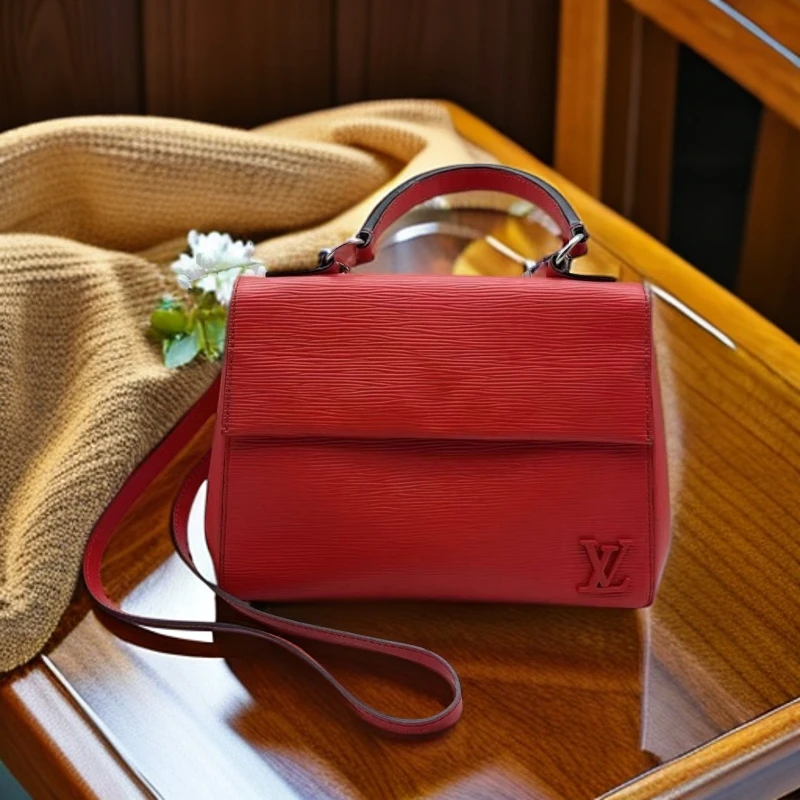 95新 LouisVuitton/路易威登  红色克鲁尼手提单肩包 973 6859