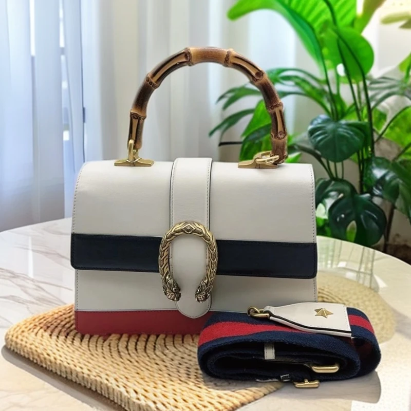 95新 GUCCI/古驰 拼色竹节酒神 1008 0225