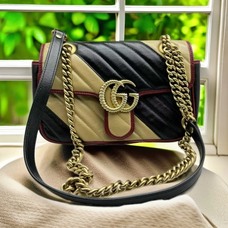 95新 GUCCI/古驰  拼色马蒙 855 1535