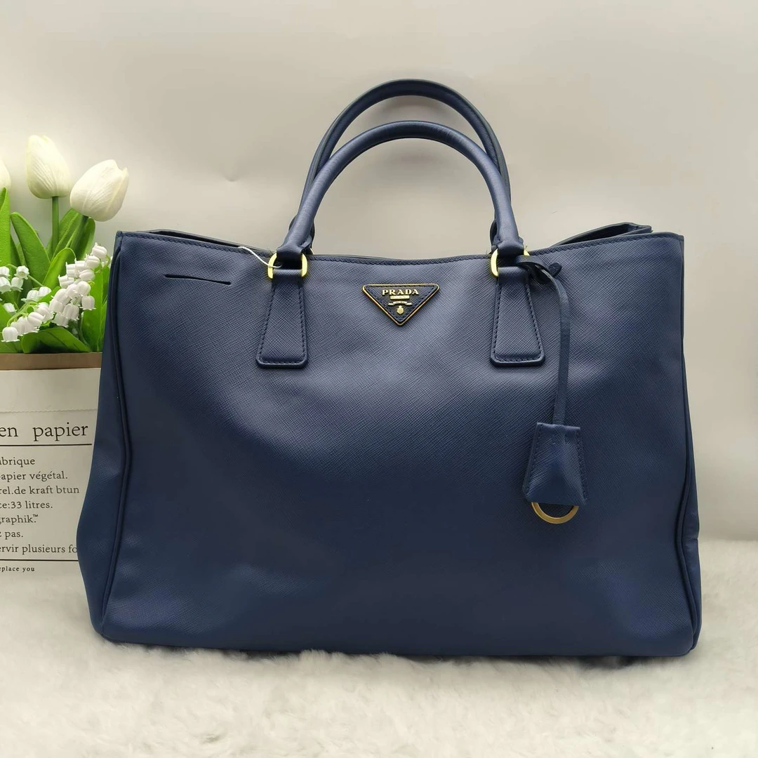 95新 Prada/普拉达 蓝色单肩包 801 3271