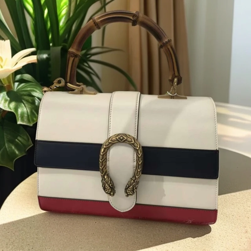 95新 GUCCI/古驰 拼色竹节酒神 1046 6330