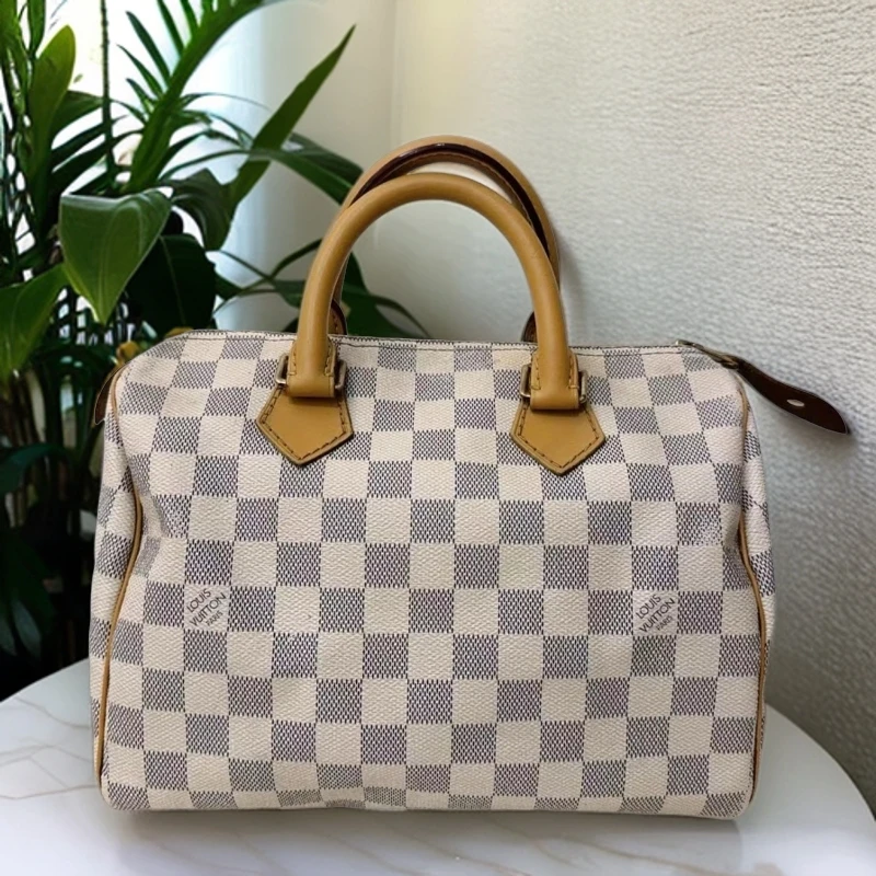 95新 LouisVuitton/路易威登   白棋盘格SP 25 890 1958