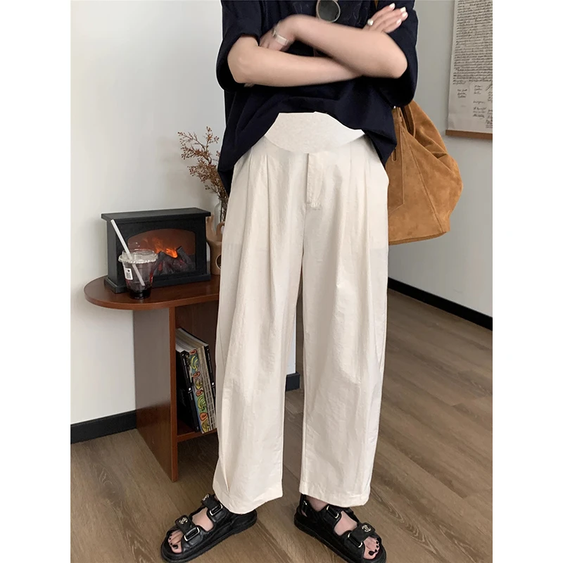 九分孕妇阔腿裤春夏新款时尚外穿宽松显瘦小个子休闲大码打底裤女