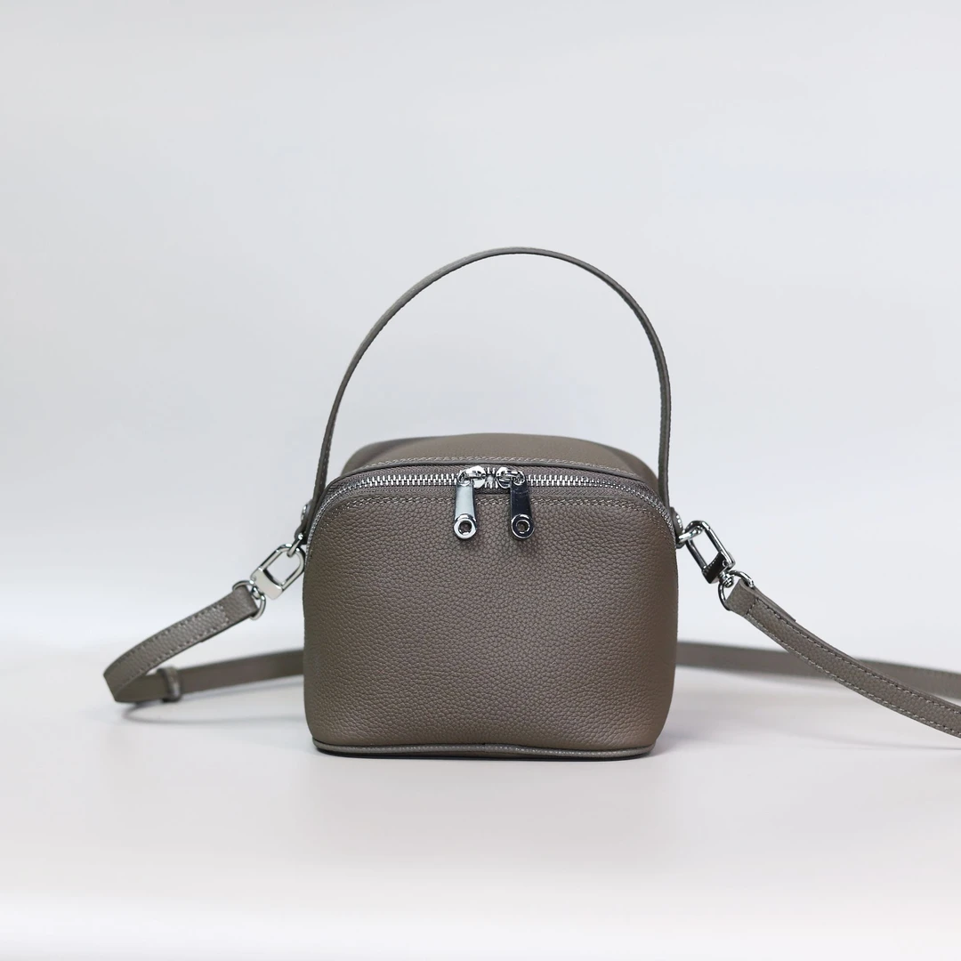 方糖包轻奢时尚手提包简约女士包包牛皮斜挎包真皮单肩包