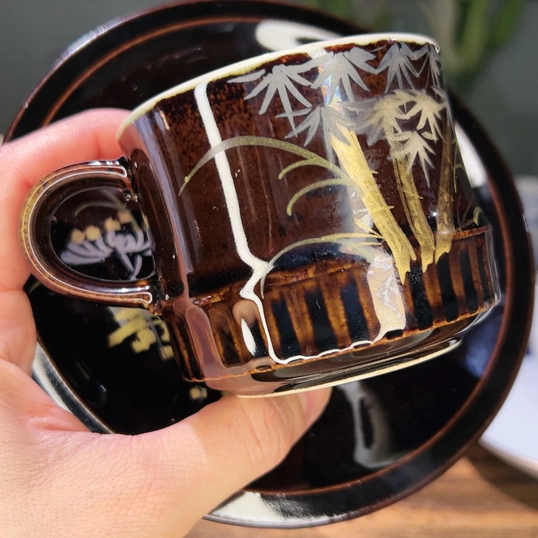 荔**瑰咖啡杯水杯茶杯杯子