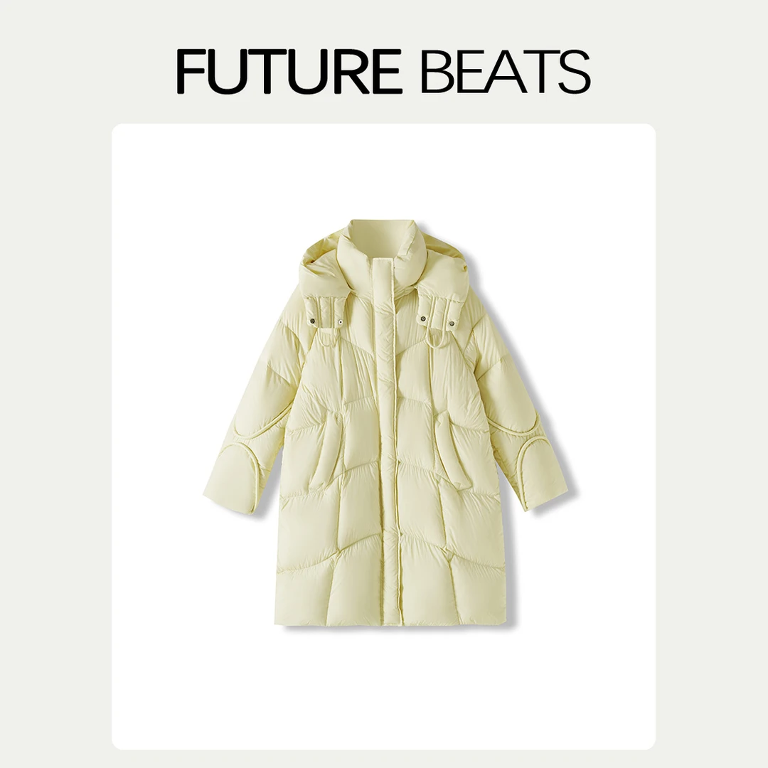 FUTURE BEATS太阳95大绒朵白鸭绒保暖锁温羽绒服PDW00385