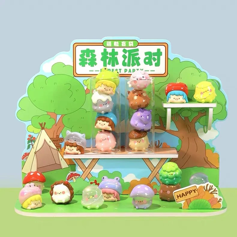 【拆盒】森林派对迷你萌粒盲袋可爱好玩高颜值水果盲盒生日礼物