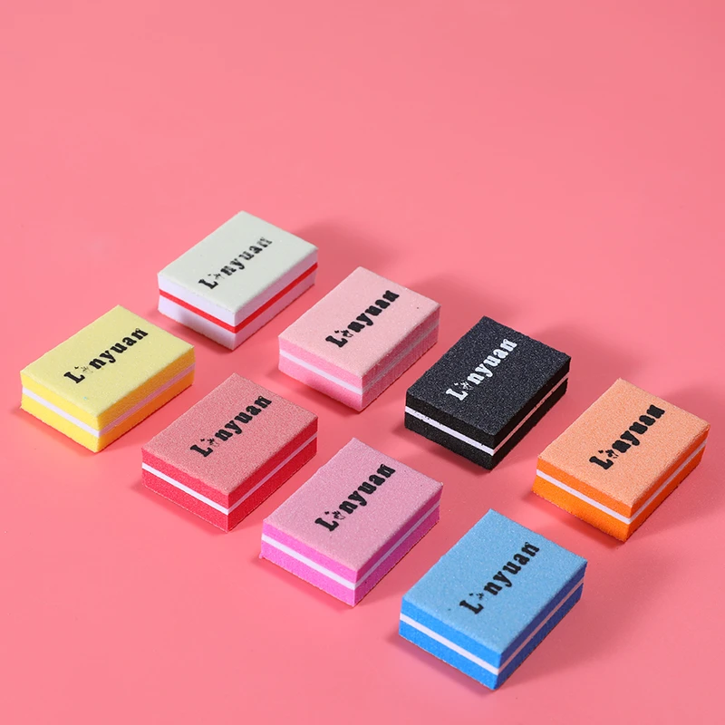 厂家直供迷你夹心小豆腐块指甲锉浴足文玩工艺品五金配件打磨抛光