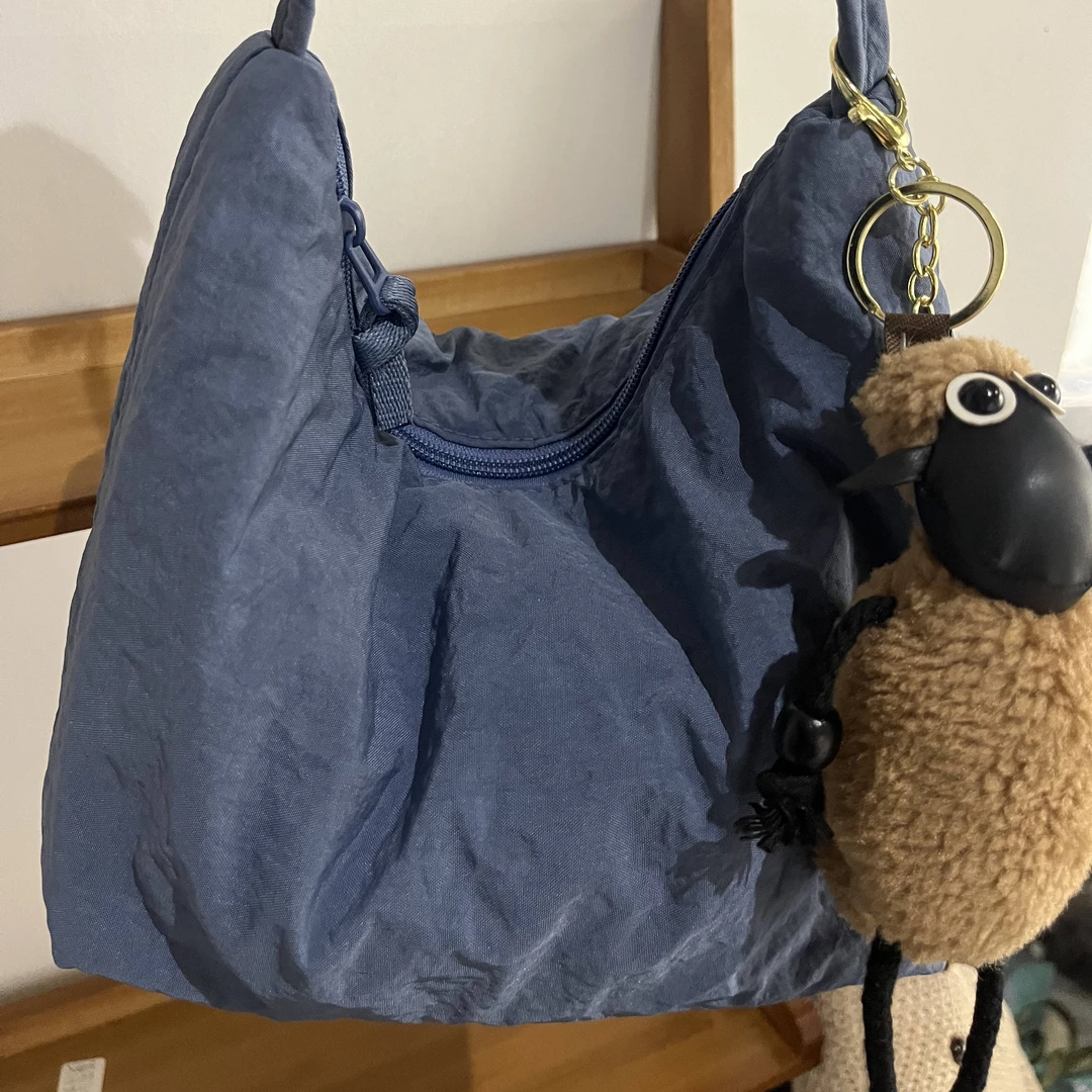 慧安妮塔新款腋下包女可爱手提布袋手机包化妆包百搭学生手拎包