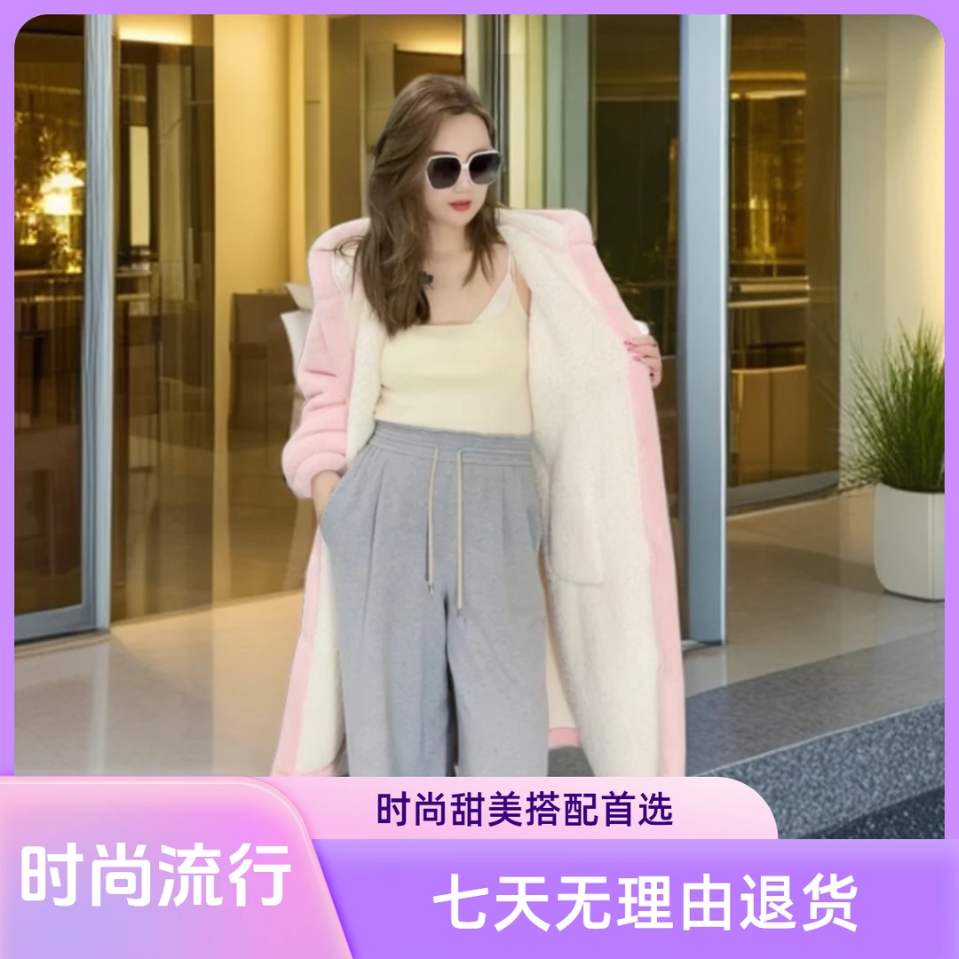 子茹2024新爆款双层睡衣冬天时尚舒适秋冬季可外穿家居服男女同款