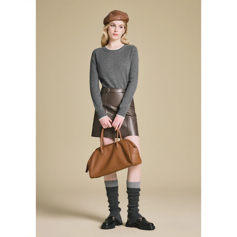 PSALTER诗篇 2024年春秋百搭100%山羊绒毛针织衫6C65106183