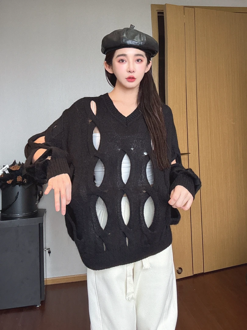 【CCX】2025秋季女生新款针织衫衫 CCX7B0002307