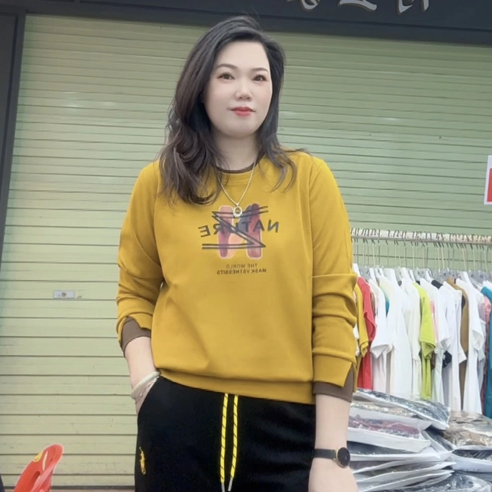 （芬芬家）新款时尚休闲百搭个性双领卫衣6609