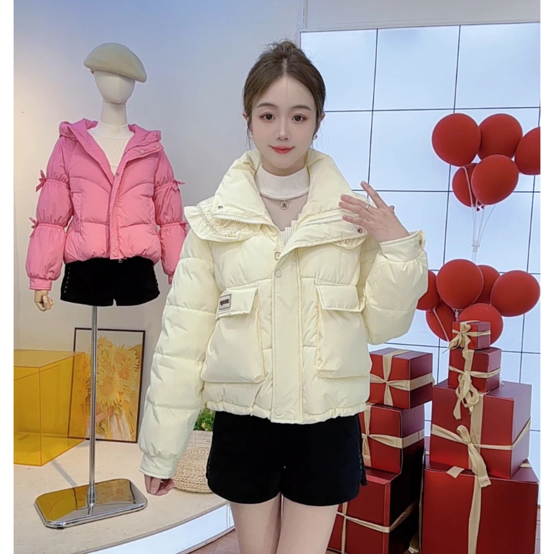 维斯优品·  冬季短款加厚棉服女时尚洋气小个子保暖棉衣外套