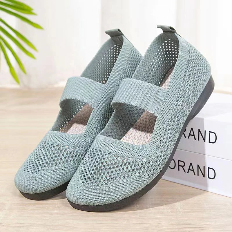 老北京布鞋女夏季一脚蹬时尚妈妈鞋舒适软底透气中老年软底鞋单鞋