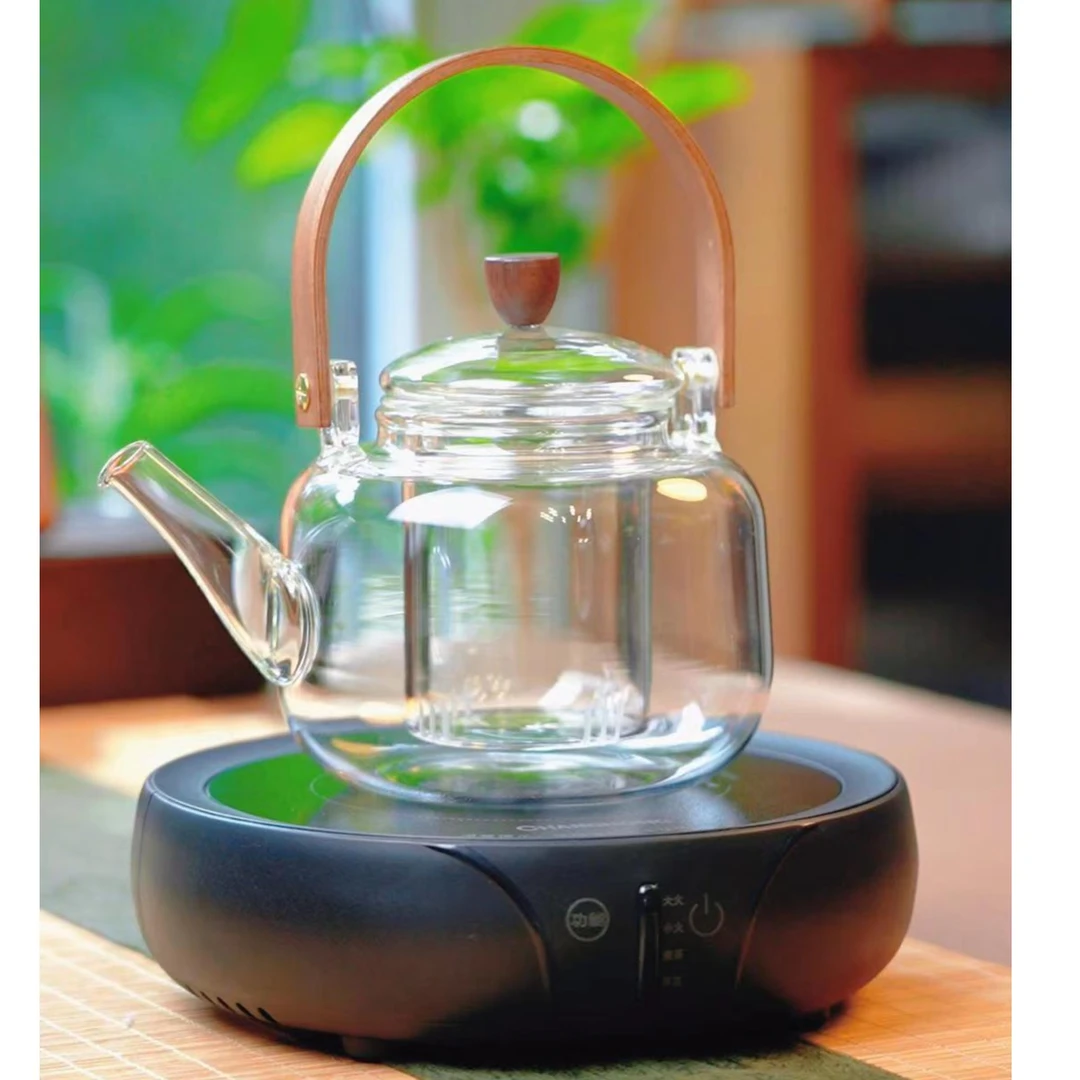 多功能家用小型保温烧水煮水煮茶台式全自动玻璃煮茶炉套组