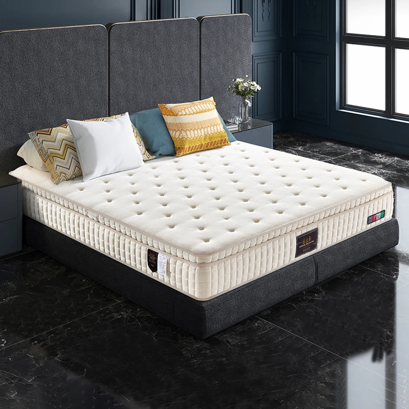 五星级酒店床垫1.8M乳胶弹簧床垫家用卧室透气环保两用加厚床垫