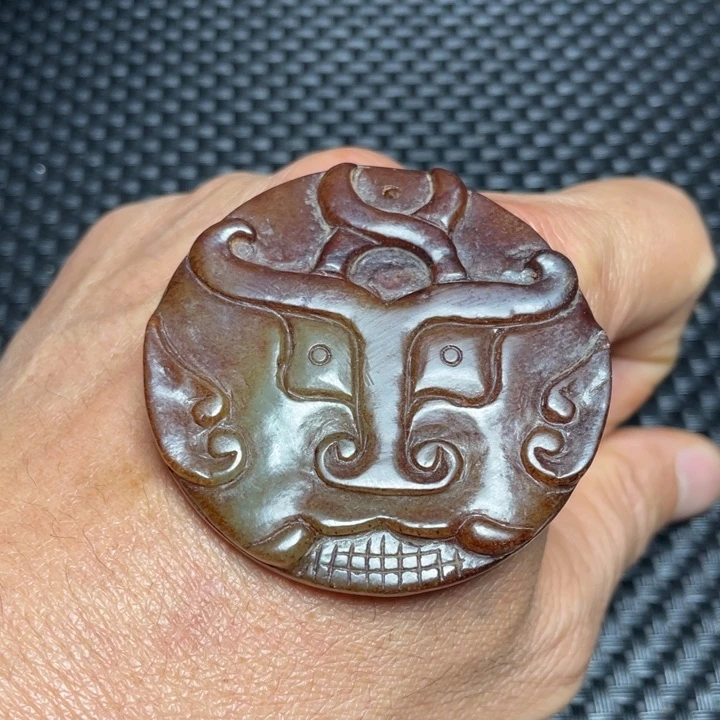 和田玉（糖玉）挂件未镶嵌