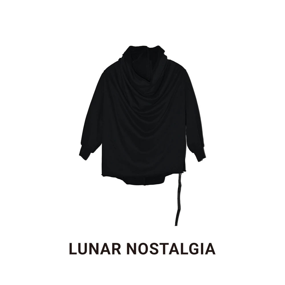 LUNAR NOSTALGIA暗黑复古风时尚潮流哥特式套头针织卫衣