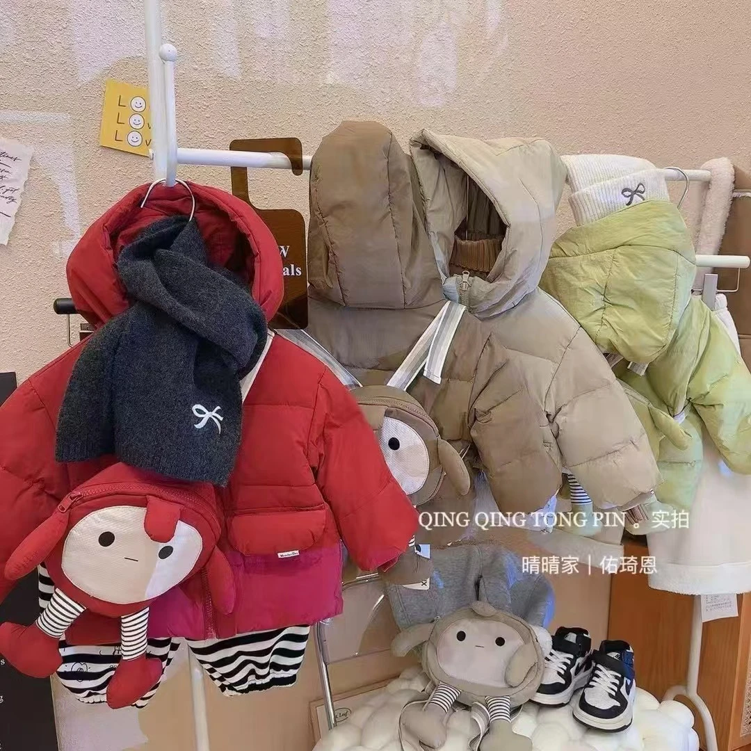 2024新款羽绒服童外套装蛋仔秋冬款时尚百搭羽绒服