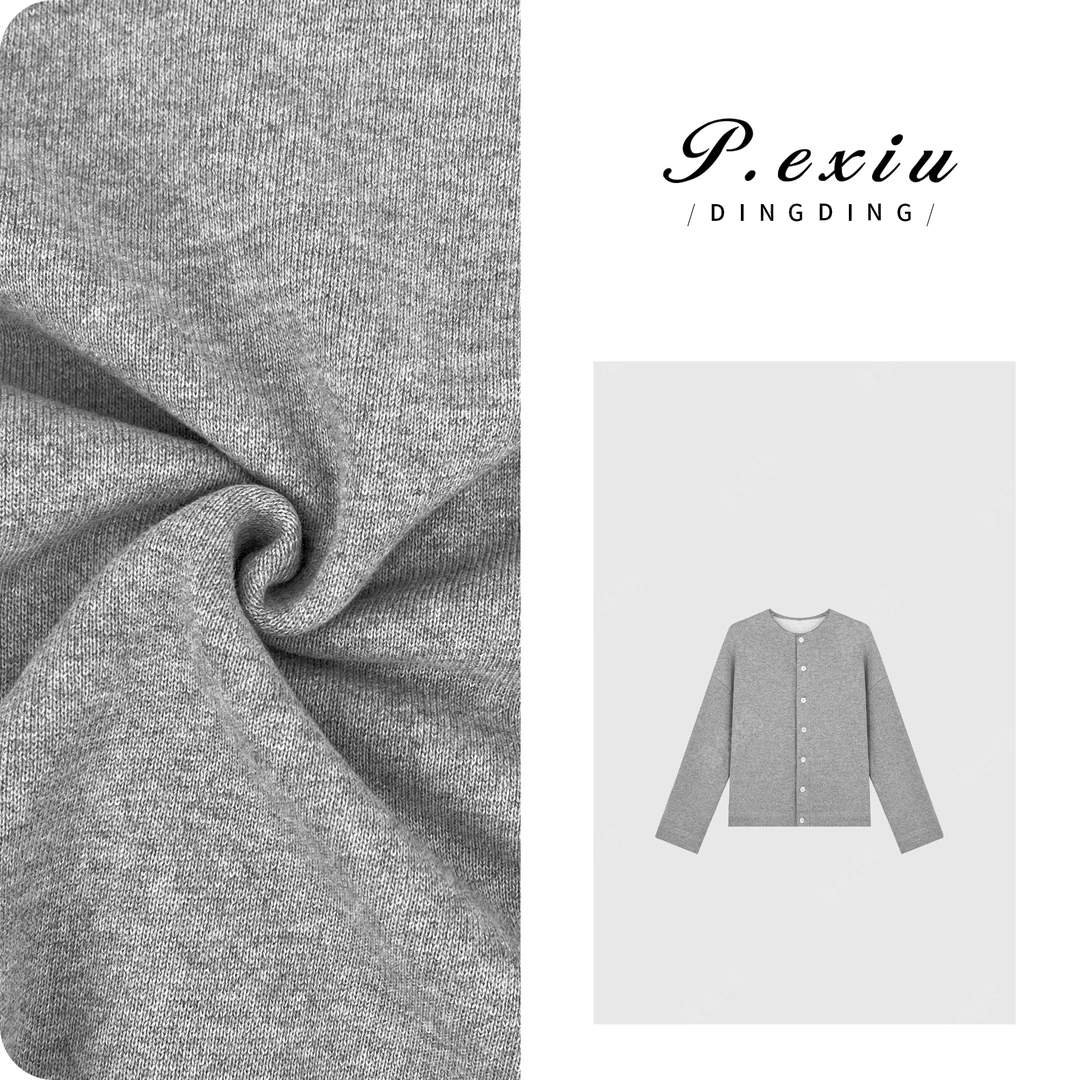 PanYiXiu/潘依绣【格雷系女孩】100%棉简约设计加绒短外套 SH1626