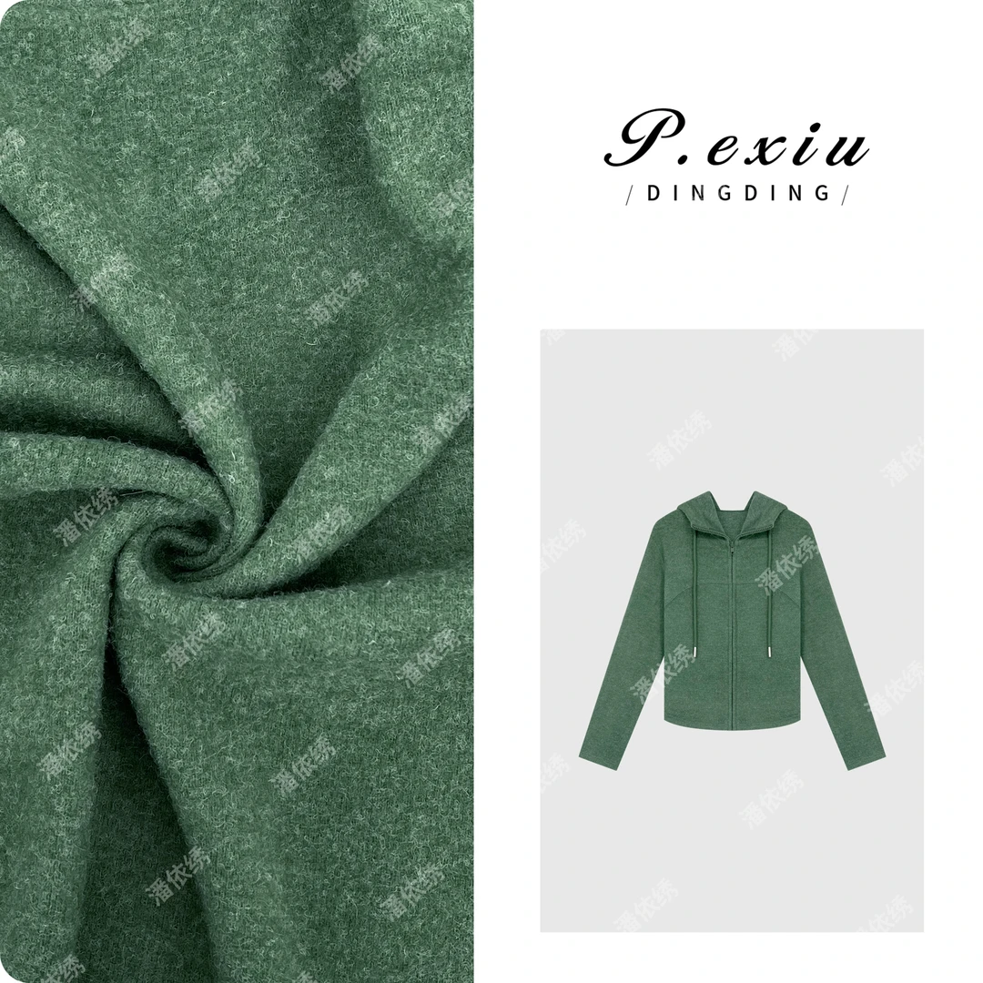 PanYiXiu/潘依绣柔软双面德绒减龄休闲连帽长袖卫衣 W-62657