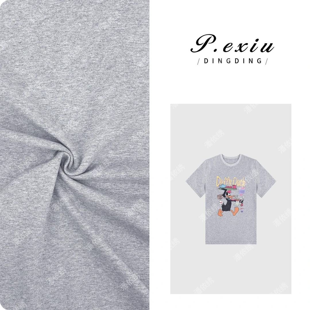 PanYiXiu/潘依绣100%棉卡通印花减龄休闲感短袖T恤 SH1602