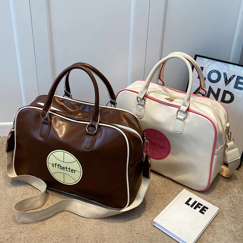 手提出差旅行包斜挎大包出门外出小号行李包轻便防水大容量时尚潮