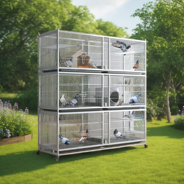 大型加粗鸽子笼专业豪华大型鸽笼室外繁殖配对信鸽笼鸽子专用笼子
