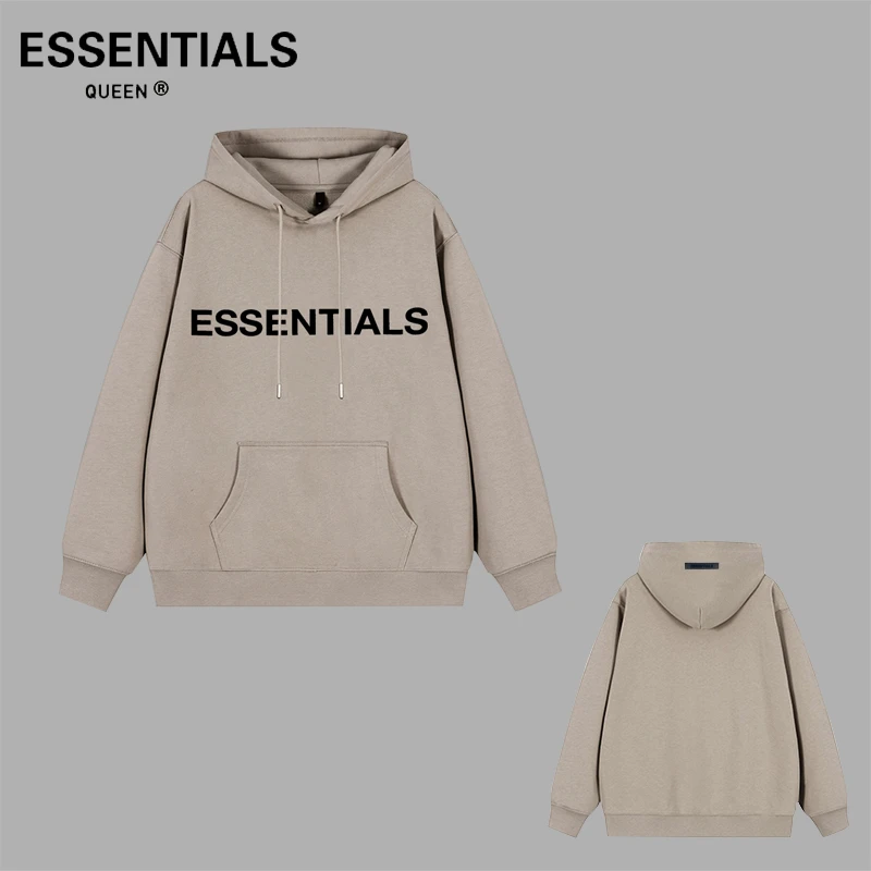 正品秋冬重磅美式卫衣纯棉加绒男女同款卫衣高街宽松连帽卫衣外套